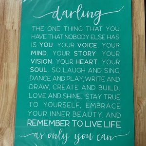 Chalk Couture Darling size E Transfer - NEW